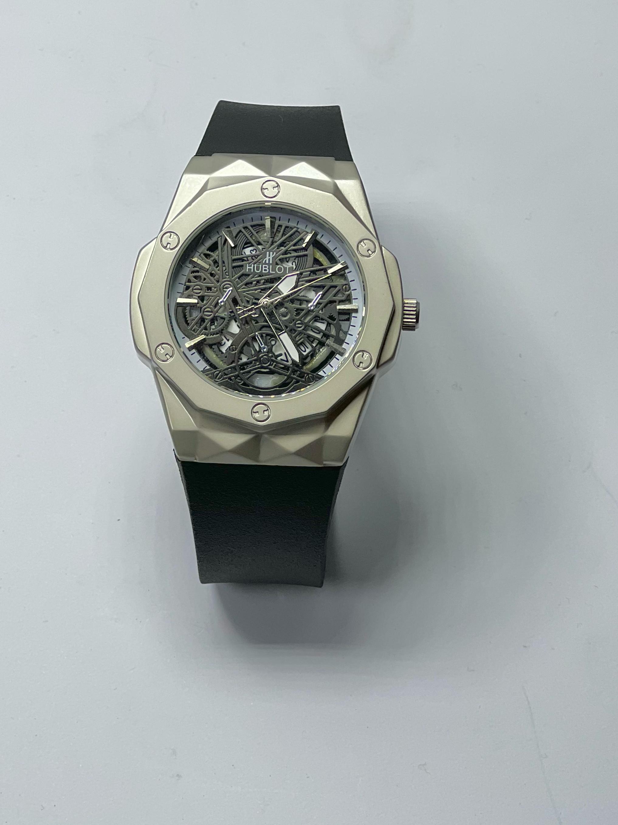 Hublot Style Premium Skeleton Watch – Elegant & Bold