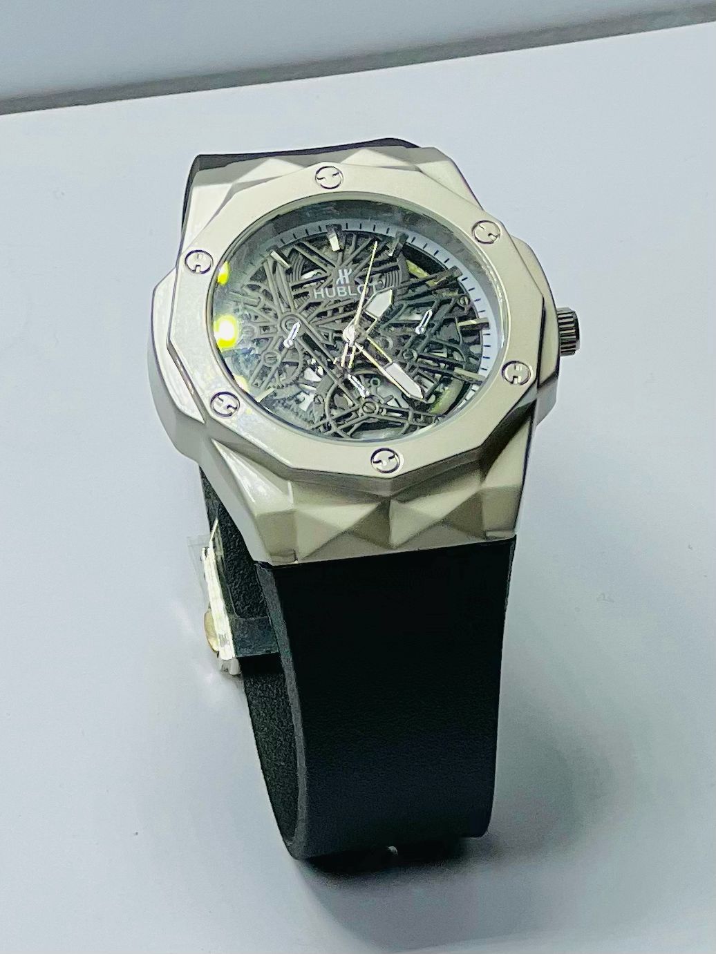 Hublot Style Premium Skeleton Watch – Elegant & Bold